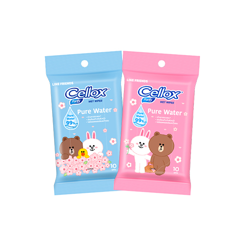 Cellox Purify Pure Water Wet Wipes